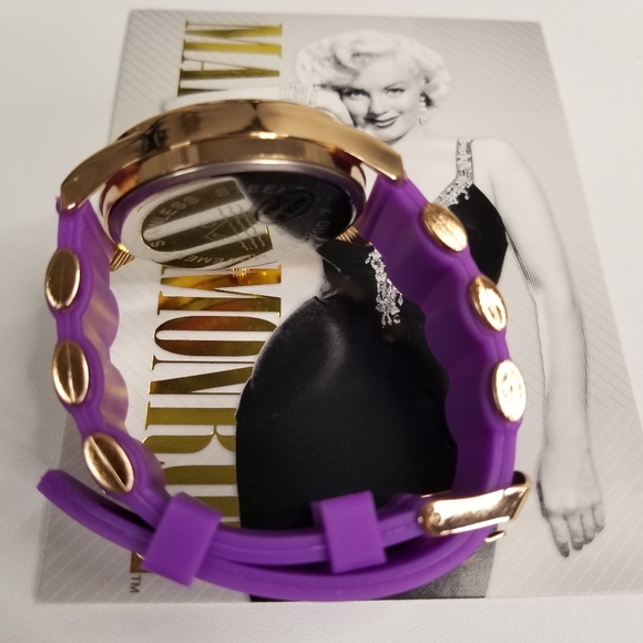 Womens Purple Rhinestone Watch - Picture 7 of 8